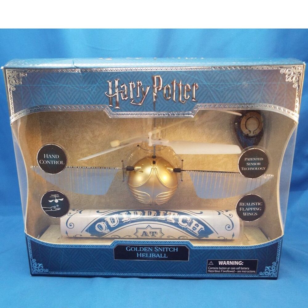 Harry Potter Golden Snitch Heliball Remote Flying Toy WOW! Stuff Factory Sealed